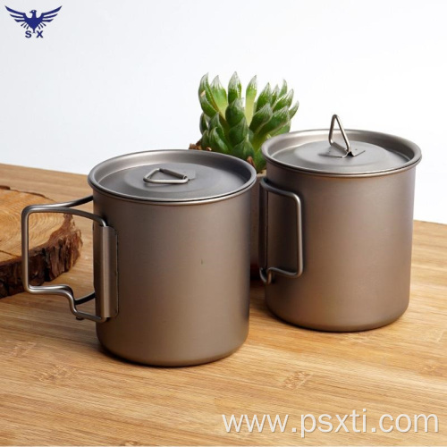 Double Wall Titanium Mug With Lid
